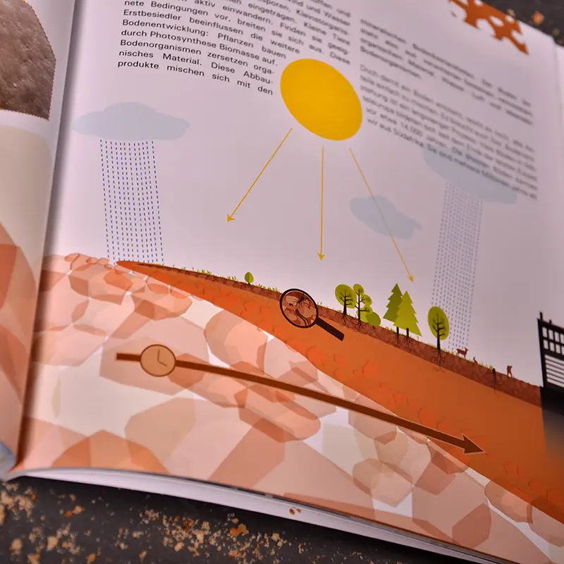 Illustrationen zur Bodenausstellung