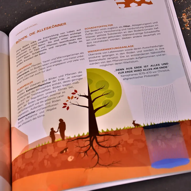 Illustrationen zur Bodenausstellung