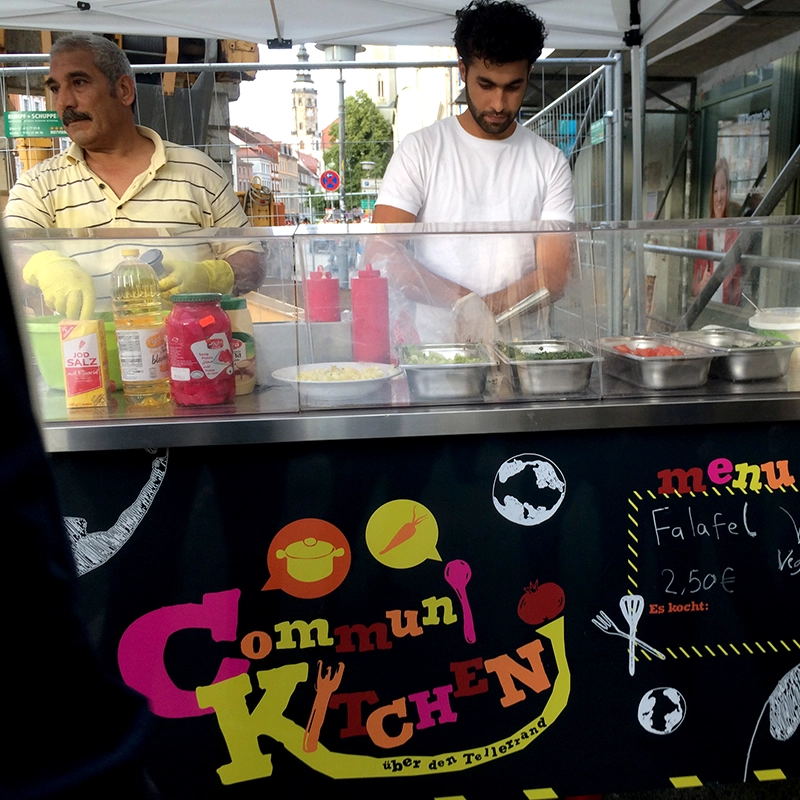 Grafikdesign für eine mobile Küche