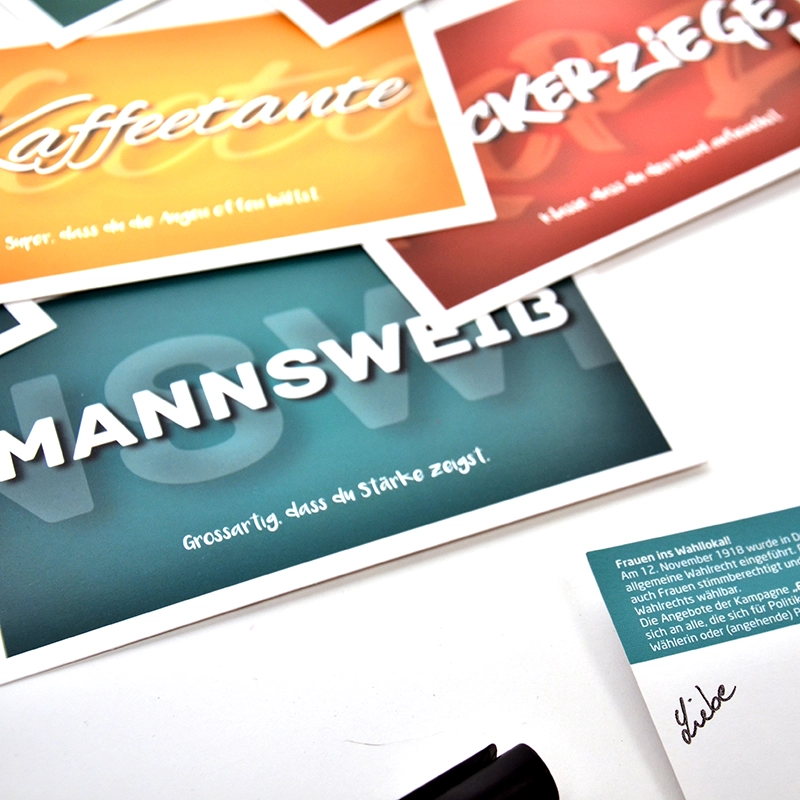 Corporate Design für einen Frauenwahlverbund