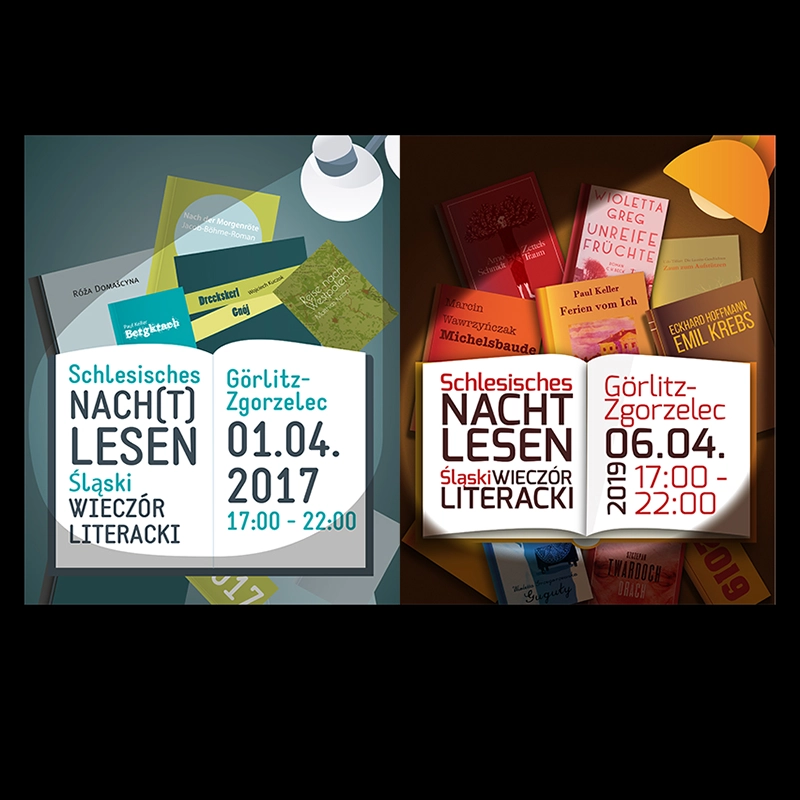 Grafikdesign für eine Lesungsreihe