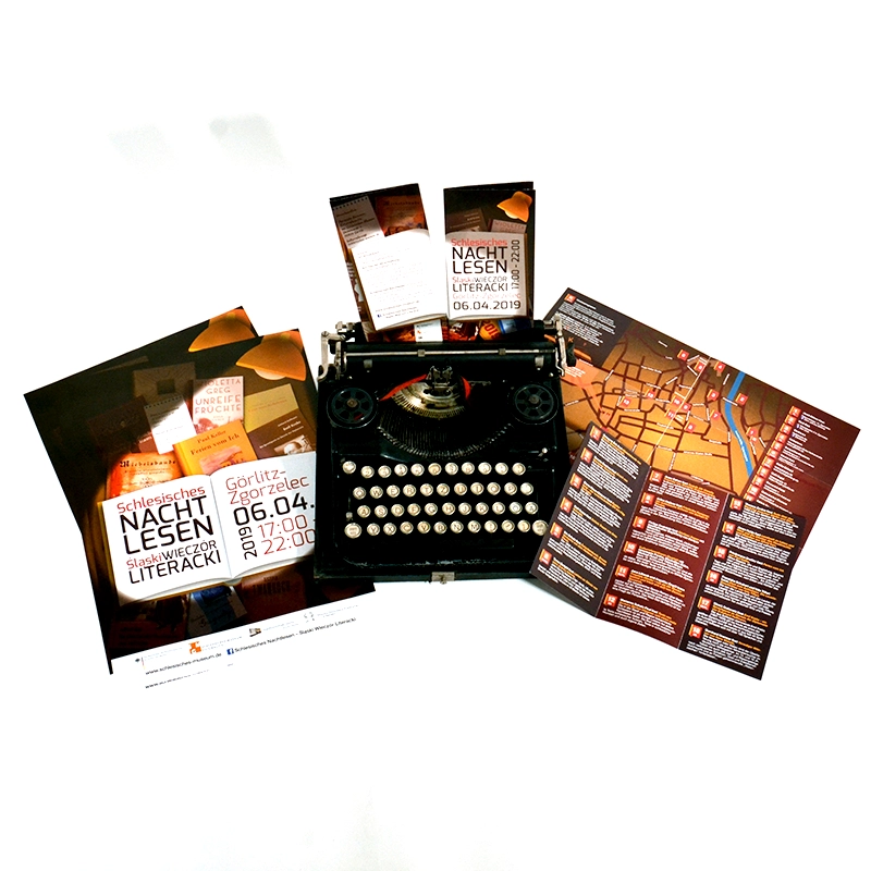 Grafikdesign für eine Lesungsreihe