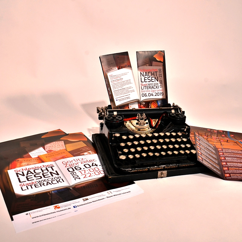 Grafikdesign für eine Lesungsreihe