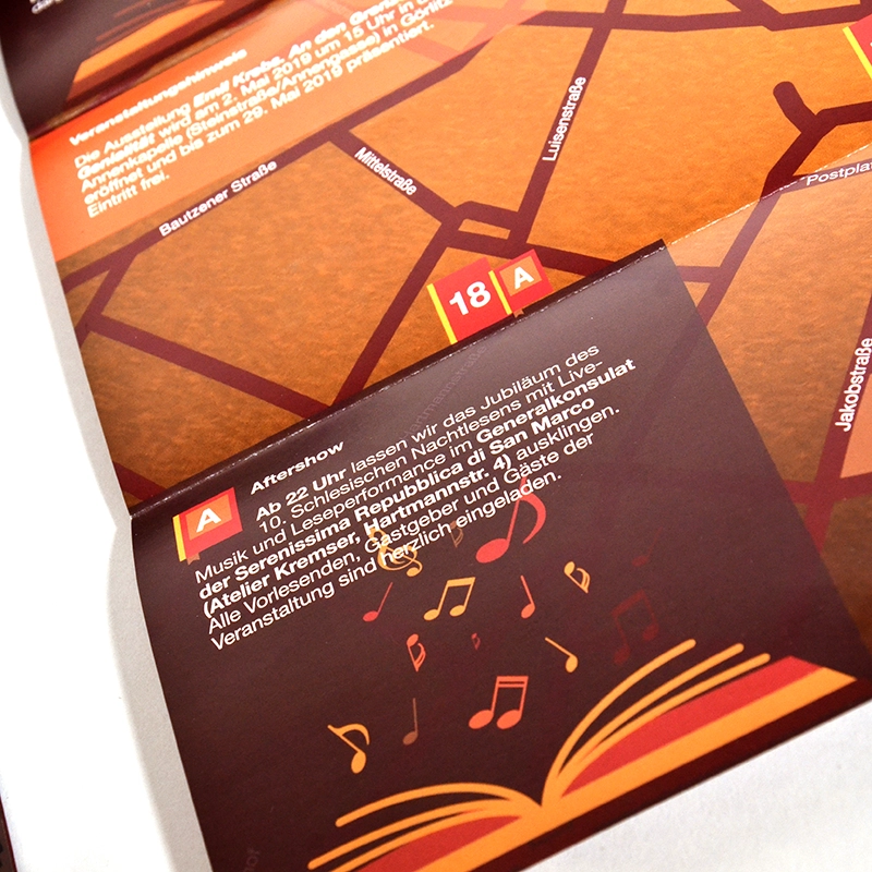 Grafikdesign für eine Lesungsreihe