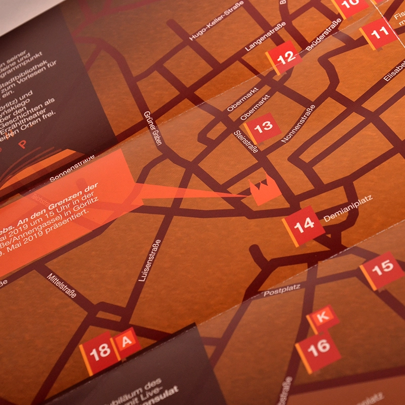 Grafikdesign für eine Lesungsreihe