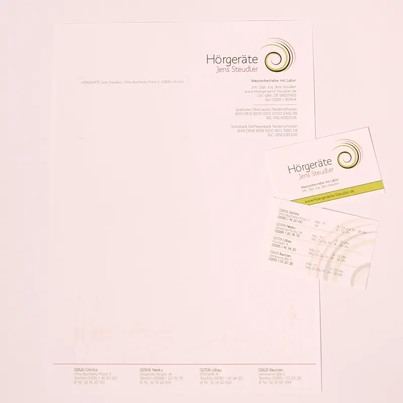 Corporate Design Hörgeräte Jens Steudler