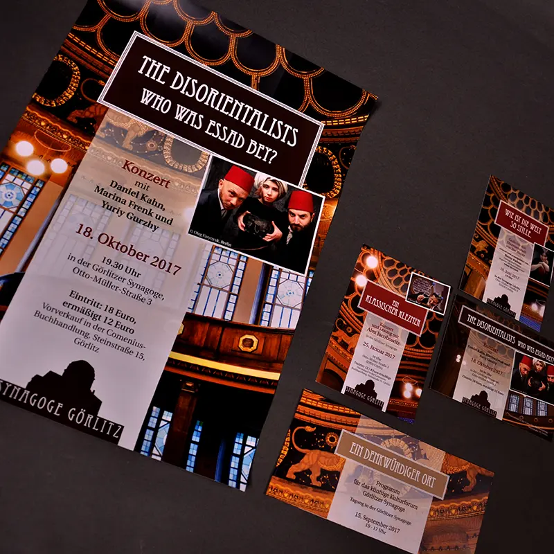 Corporate Design und Grafik für den Förderkreis der Görlitzer Synagoge