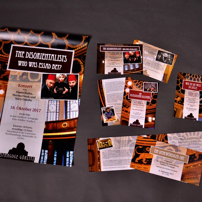 Corporate Design und Grafik für den Förderkreis der Görlitzer Synagoge